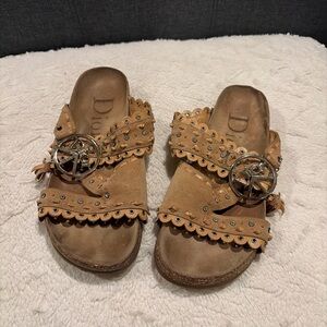 Vintage Dior Peace And Love Birkenstocks